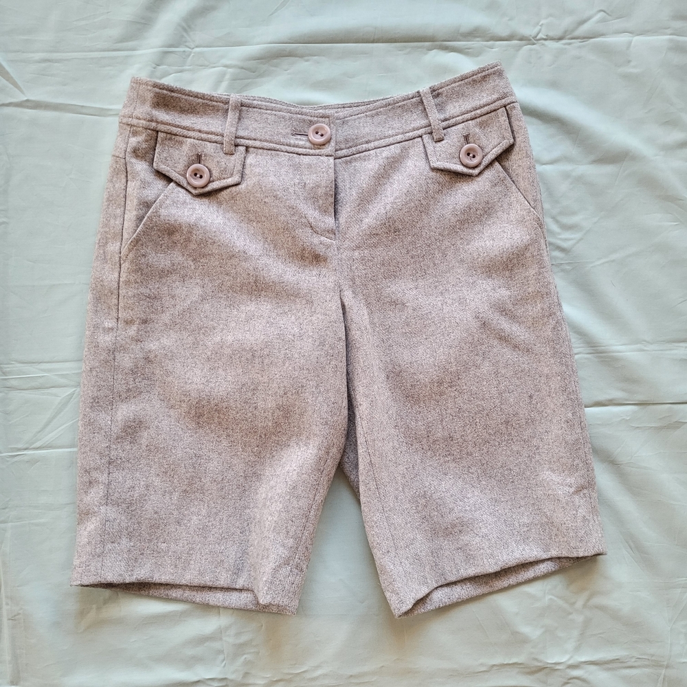 Kids Size 12 Theme Light Gray Bermudas